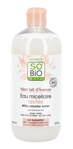 Agua Micelar Leche De Burra - So Bio Étic