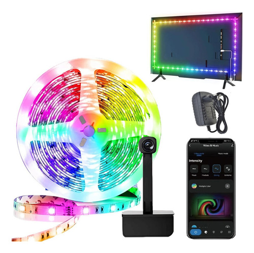 Retroiluminacion Tv Led Rgbic Color De La Luz Multicolor