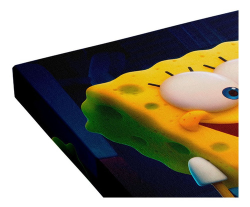 Cuadro Gary Y Bob Esponja En Un Heroe Al Rescate 30x20
