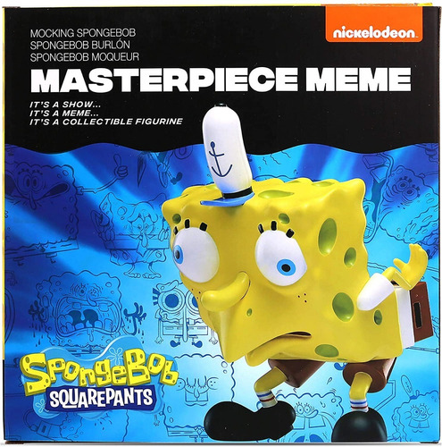 Bob Esponja | Bob Esponja | Vinil de memes | Bob Mockey | 20 cm