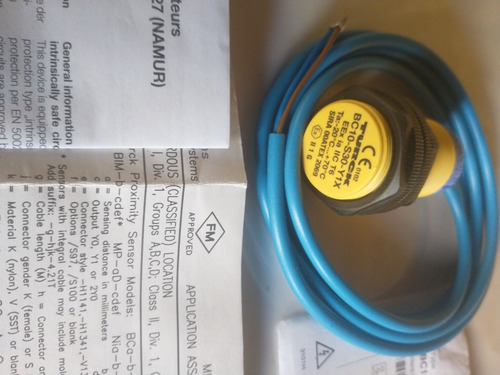 Sensor Turck Capacitivo Bc10-s30-y1x Atex Germany