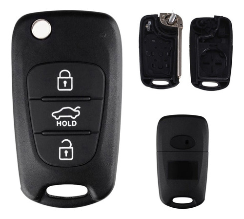 Carcasa Llave Compatible Con Kia Soul Rio Picanto + Pila