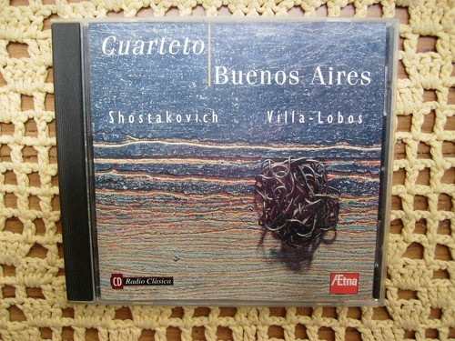 Cuarteto Buenos Aires / Shostakovich Villa Lobos Cd Original