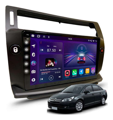 Multimídia Citroen C4 Pallas 2006 À 2014 Android Radio Fm 9p