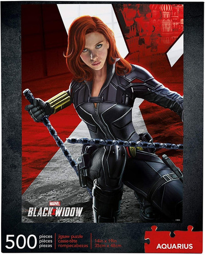Rompecabezas Black Widow 500 Piezas Aquarius