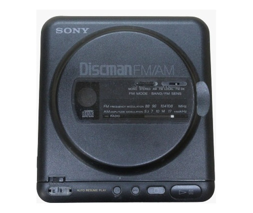 Discman Sony - Reproducor De Cd Y Radio - Para Coleccionista