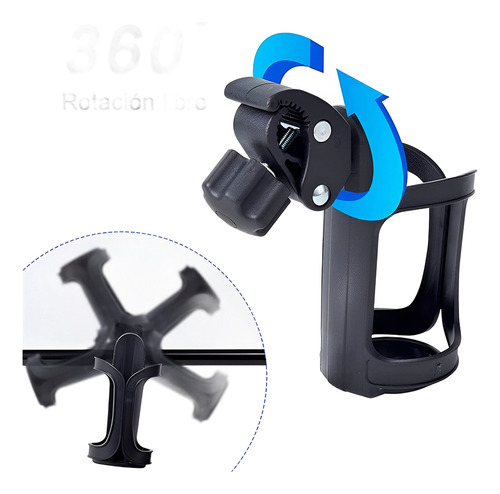 Soporte Porta Vasos Botellas Motocicleta Bicicleta Carreola