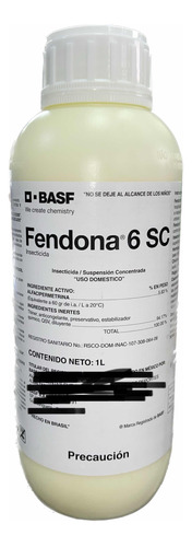 Fendona 6 Sc Alfacipermetrina 5.83% 1 L.