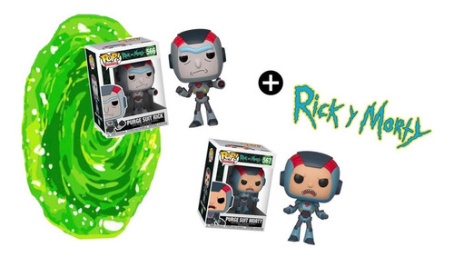Funko Pop! Animation Rick & Morty Suit Purge 2 Piezas