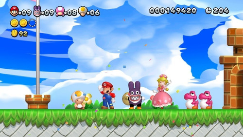 Imagen 6 de 6 de New Super Mario Bros. U Deluxe Super Mario Standard Edition Nintendo Switch Físico