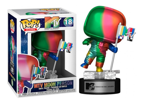 Funko Pop! Icons: Mtv Moon Person (rainbow)