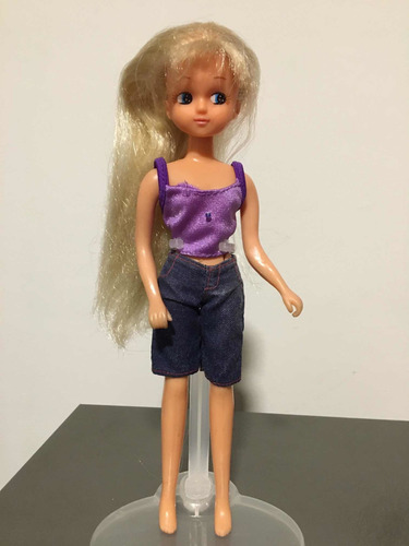 Muñeca Chabel De Feber Española Ochentera Tipo Licca Chan