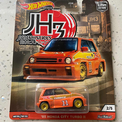 Hotwheels Premium '85 Honda City Turbo Ii