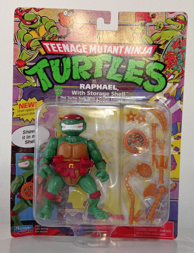 Raphael With Storage Shell Tmnt Tortugas Ninja