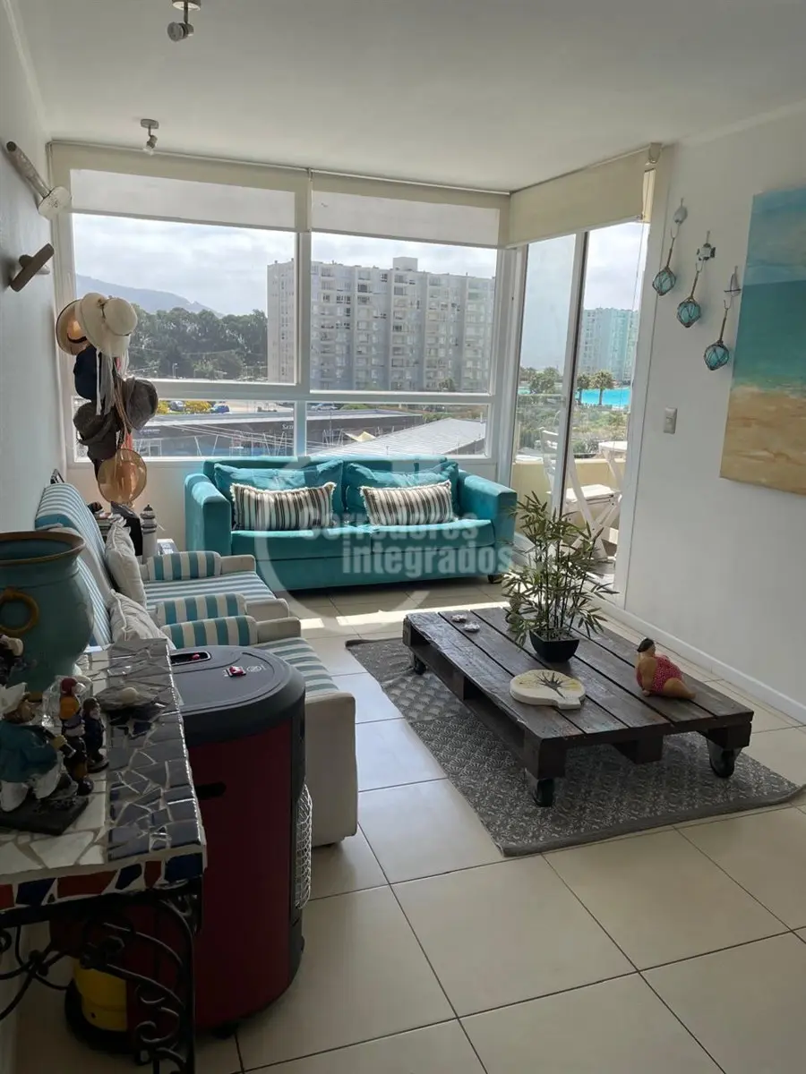 Imagen 4 de 17 de Departamento En Venta De 3 Dorm. Papudo Amoblado