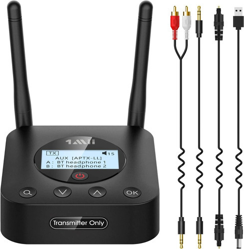 Transmisor Audio Bluetooth 5.0 1mii B06tx+ Apxll Doble Bt