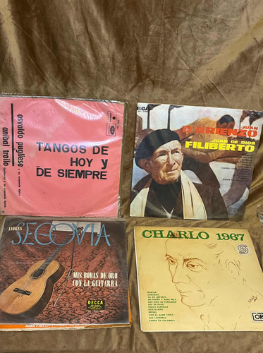 Disco Vinilo Tango Darienzo Charlo Troilo Pugliese Lote De 5