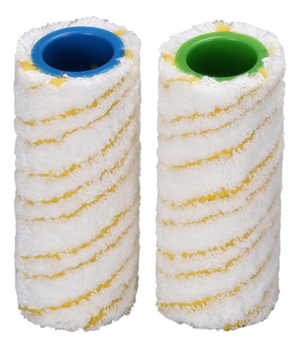 2pcs Rodillos De Microfibra Suministros De Rodillo Amarillo