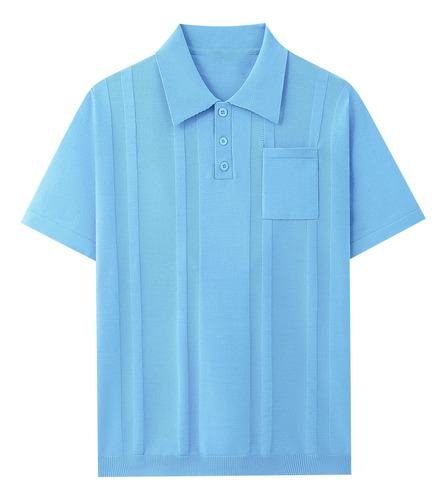 Jersey Casual De Manga Corta De Verano Para Hombre En Color