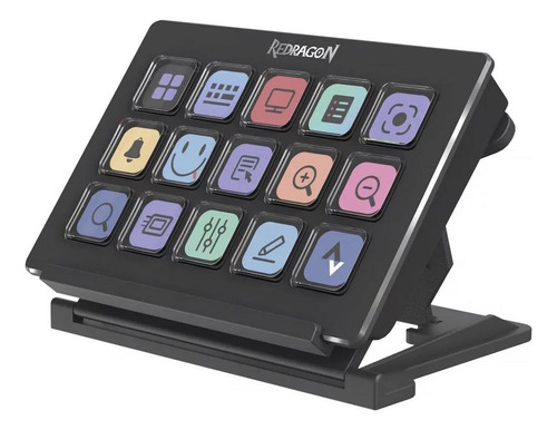 Botonera Streaming Redragon Streamcraft Ss5500 15 Botones