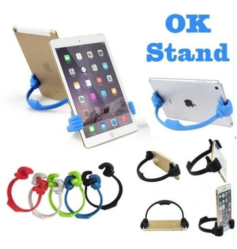 Imagen 4 de 5 de Soporte Universal Manitas Ok Stand Holder Celulares Tabletas