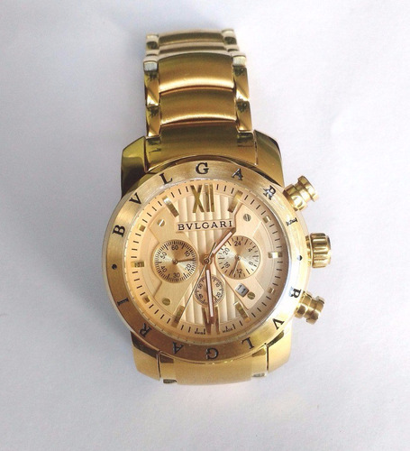 relogio bvlgari sd38s l2161 dourado preço