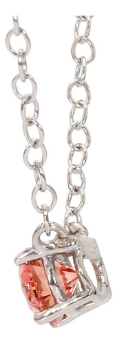 Colar Solitário Oval Com Pingente De Diamante