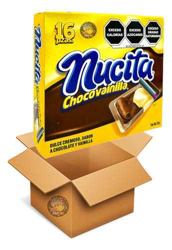 Nucita Sabor Chocolate Vainilla 4 Pack De 16 Pz