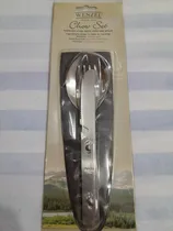 Comprar Set De Cubiertos 3 En 1 Acero Inoxidable Para Camping Wenzel