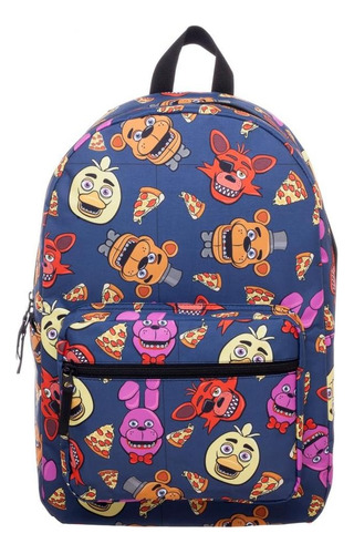 Mochila Escolar Five At Freddys Characters, Fnaf Chica Fo...
