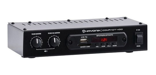 Amplificador Hayonik Compact400 40w C/fm Usb Bt