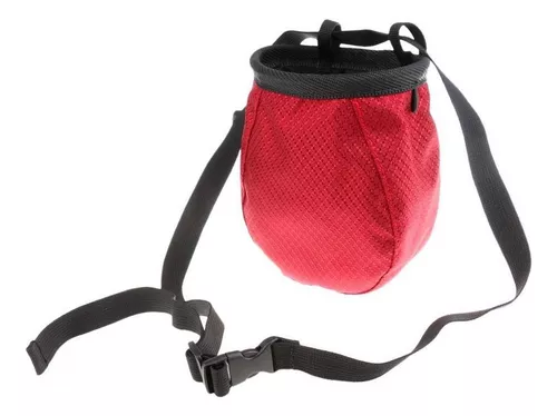 Bolsa de polvo de magnesio para escalada al aire libre, bolsillos  impermeables para senderismo, bolsa de