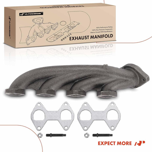 Kit Colector De Escape De Motor Derecho Con Junta, Espárrago