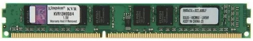 Memoria Ram Valueram Color Verde 4gb 1 Kingston Kvr13n9s8/4