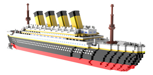 Juego De Bloques De Construcción Del Titanic, 3800 Piezas