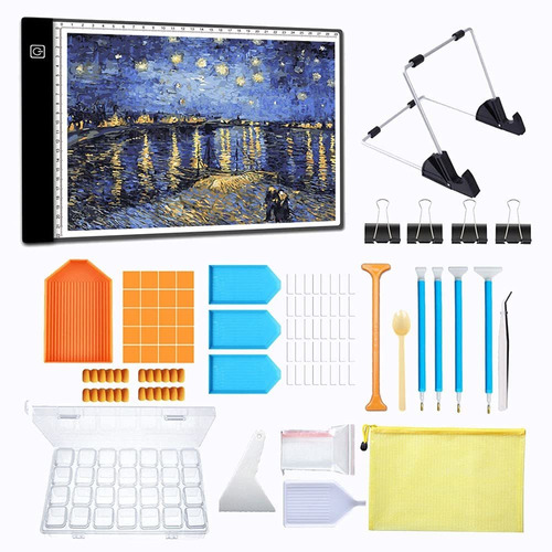 Diamond Painting A4 Led Light Pad Kit  Led Artcraft Tra...