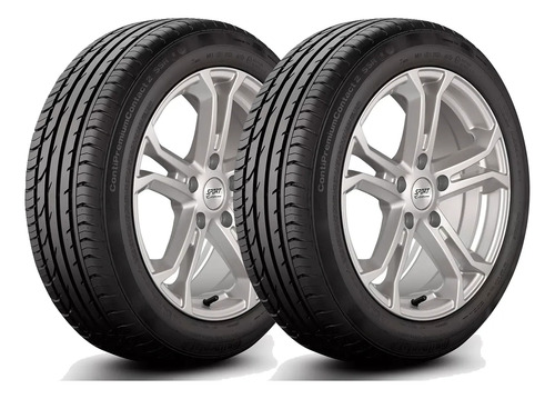 Kit de 2 pneus Continental ContiPremiumContact 2 205/55R17 Run Flat 91(615 Kg V