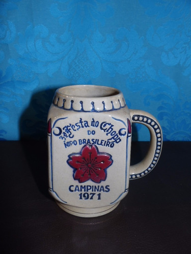 Antiga Caneca Porcelana Ninguem Segura Mais Este Brasil 1971