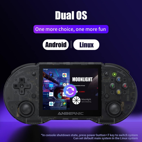 Rg353p Retro Handheld Game Machine Con Dual Os Android 11 Y