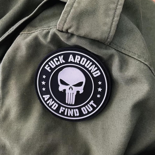 Joder Y Descubrir El Parche Punisher - Parches De Moral Dive