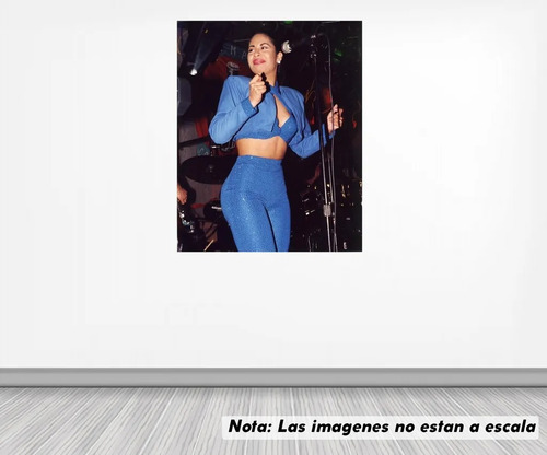 Vinil Sticker Pared 35cm Lado Selena Quintanilla Modld0022