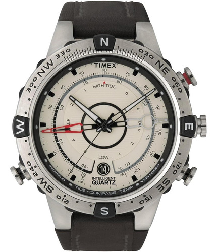 Timex Mens T2n721 Reloj Inteligente Con Brújula De Cuarzo Y 