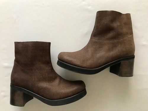 Mishka. Divinas Botas Cuero Marron. Talle 40 #vc24