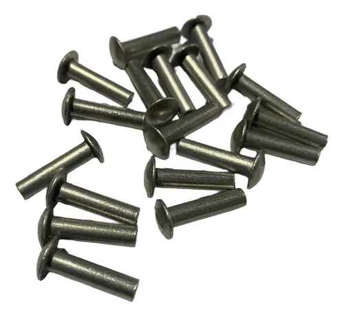 Remache Aluminio 3 X 38 Mm Golpe Macizo X 100un