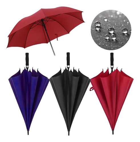 Paraguas Sombrilla Plegable Grande Con Proteccion Solar Uv