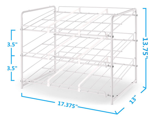 Organizador De Latas Apilable Para Máximo 36 Latas En Cocina
