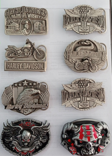 Emblema Hebillas Chapa Metalicas Harley Motocicletas Motos 