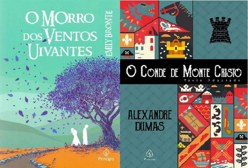 Livros:o Morro Dos Ventos Uivantes + O Conde De Monte Cristo