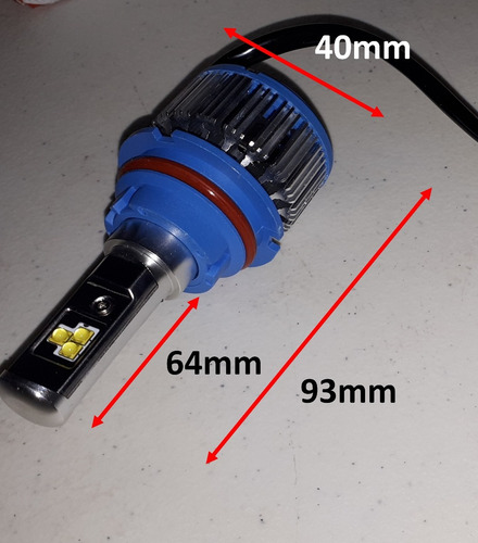 Focos Hyper Led 9007/hb5 Alta Y Baja 7000 Lúmenes Luz Blanca