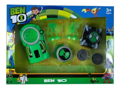 Set De Relojes De Juguete Ben10 Proyección + Sonido